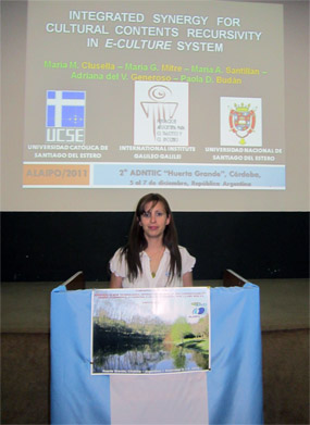 Prof. Paola Budán :: International Institute Galileo Galilei, Argentinian Foundation for Talent and Ingenuity – Argentina and Universidad Nacional de Santiago del Estero - Argentina